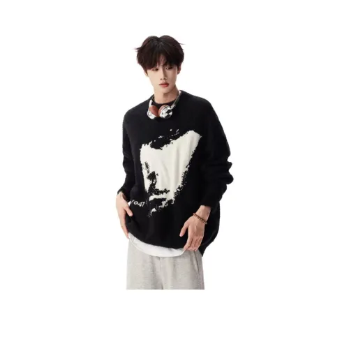 MEIPIN TANG Черный Унисекс Трикотаж