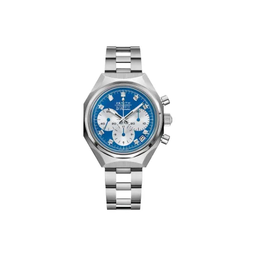 Zenith Автоматический Механический Механизм Унисекс Часы 37 мм Синий