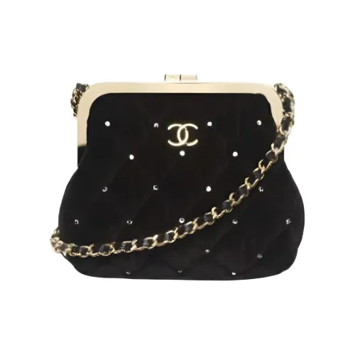 CHANEL Chain Clutch Women's Black CHANEL Цепочка Клатч Женские Черный