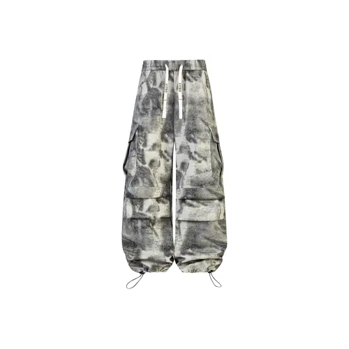 VITRO Каменный серый унисекс карго-брюки