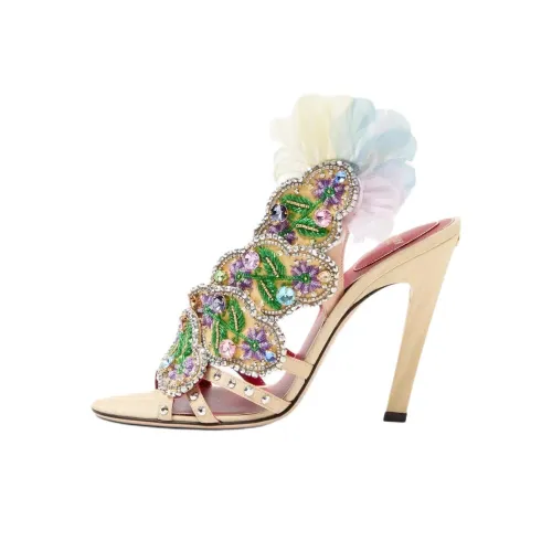 Valentino Garavani Dans Le Foyer one Ремень Сандалии 10,5 см Женские Бежевые