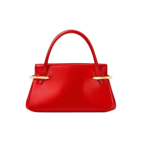 Givenchy Телячья кожа Одно плечо Сумка Мини Женская Кораллово-красный