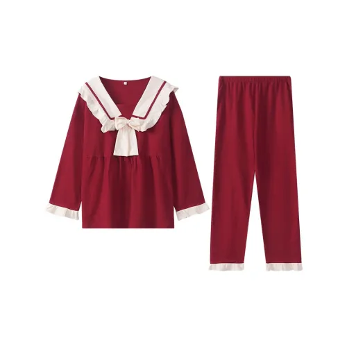 Pretty lady Анкора Красный Женский Пижамный Комплект