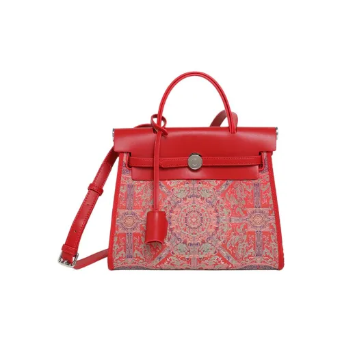 PAYOT Ткань Сумка Стандартная Женская Красная Коричневая Розовая