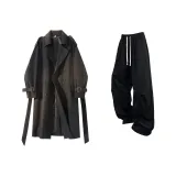 Чёрный + Чёрный Брюки