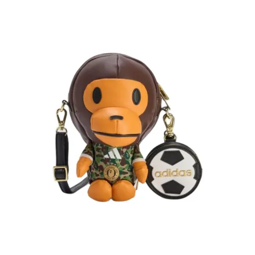 Adidas Синтетическая кожа Сумка через плечо Мужская Красный Коричневый