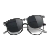 B2-Прозрачный Темно-серый + Черный Черепаховый