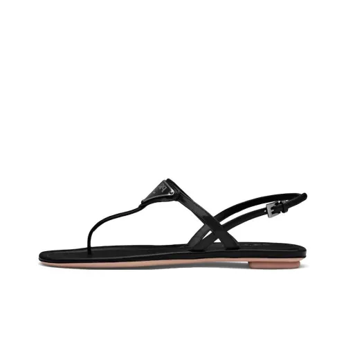 PRADA One Ремешок Сандалии Женские Черные