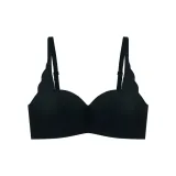 Минималистский черный стиль [девичий, с оборками, размер бюстгальтера]