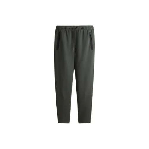 H M Темно-зеленые мужские повседневные штаны