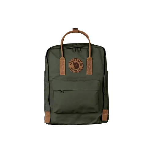 Fjallraven Kanken Полиэстер Рюкзак Унисекс Темный Лесной Зеленый