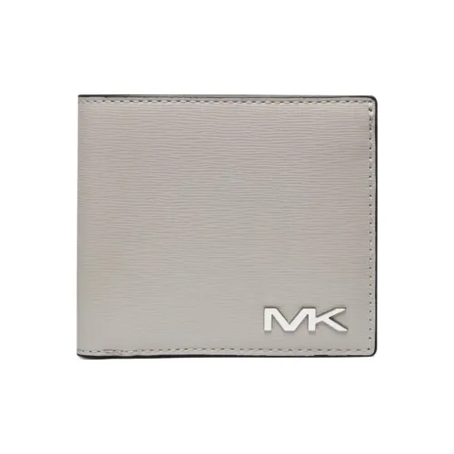 MICHAEL KORS MK Cooper Искусственная кожа Клатч Держатель для карт Кошелек Маленький Мужской Перламутрово-серый