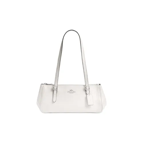 COACH Сумка для боулинга из коровьей кожи сумка через плечо большая женская белая