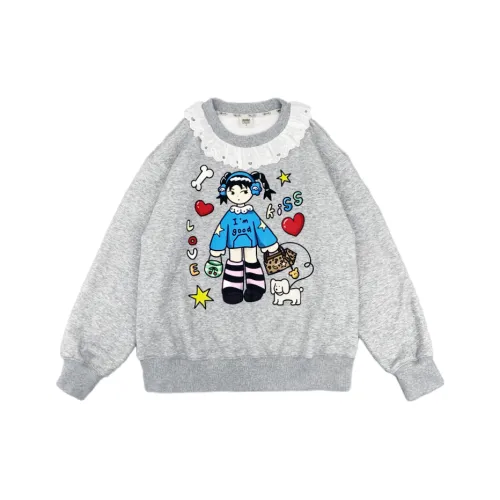 MeiHaoStore Фотиния Серый Унисекс Свитшоты