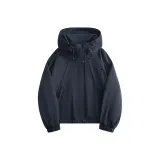 [Разрез и V-образный вырез] Темно-синий (Tn Lion Градиентный синий Логотип на груди)