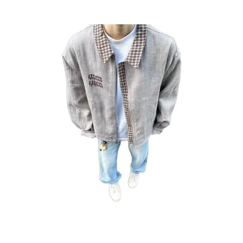 HIPHOPPUNKS Серый Мужской Куртки