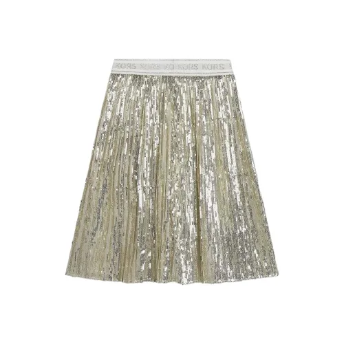 MICHAEL KORS Блестки Логотип бренда Умеренный Юбка Лето Детский