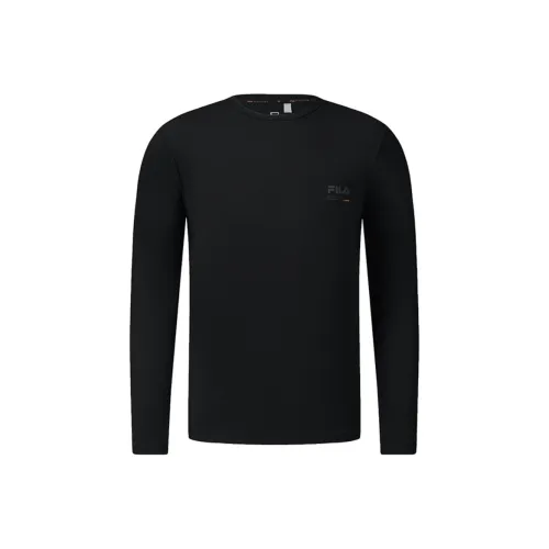 FILA Фитнес Темно-черные Мужские T-рубашки