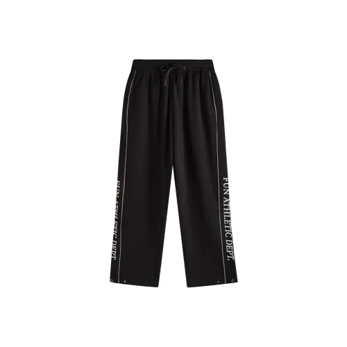 Fun Black Women's Knitted Training Pants Веселье Черные Женские Вязаные Спортивные Штаны
