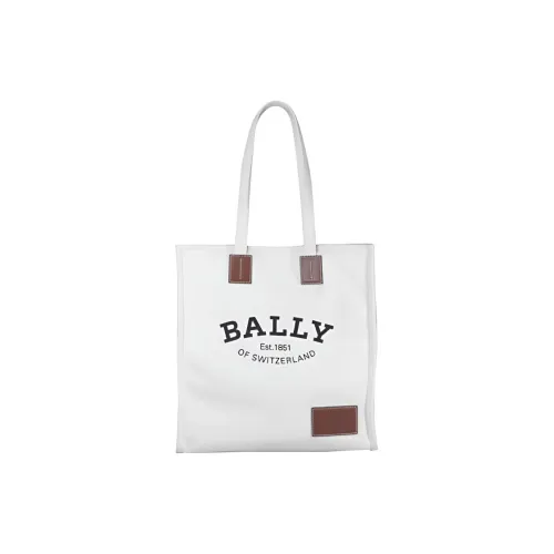 BALLY Текстиль Кожа Тоут Сумка Сумка для покупок Сумка Обычный Women's White