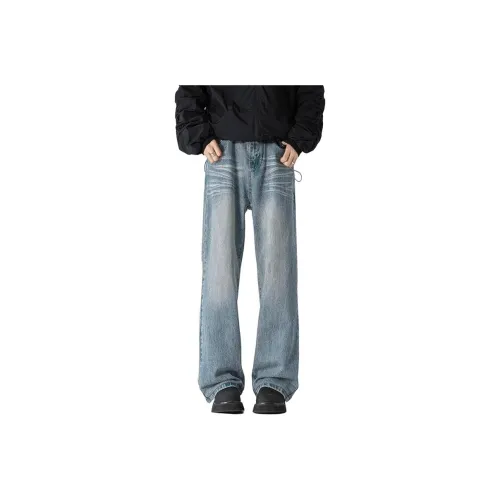 NRXX Blue Unisex Jeans NRXX Синий Унисекс Джинсы