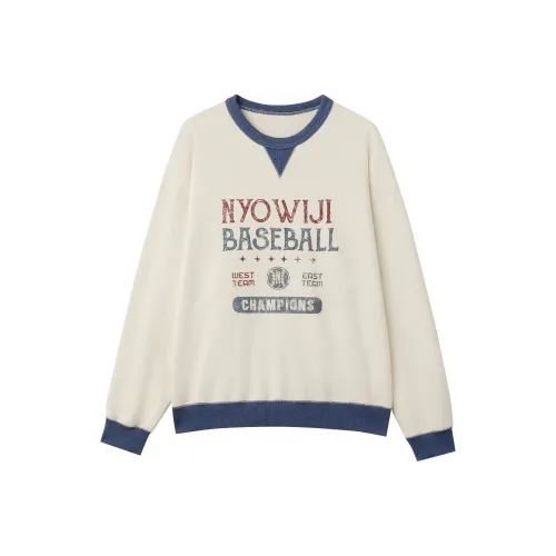 ROMI STUDIO Экрю Женские Свитшоты