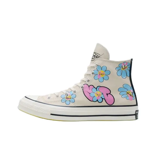 Converse x MARC JACOBS CHUCK TAYLOR Скейтборд Кроссовки Унисекс Белый Синий Розовый