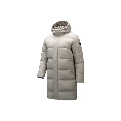 ANTA ZONGXUNXILIE Светлый Каштановый Серый Мужской Пуховик