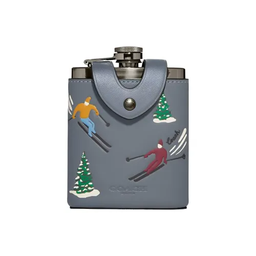 COACH Телячья кожа Bottle Сумка Аксессуар Мужской Industrial Серый