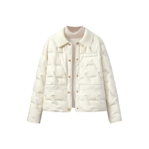 TOUCH Экрю Женские Пуховики