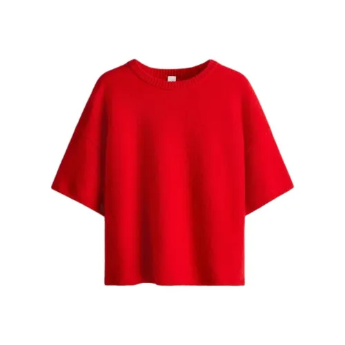 H M Ярко-красный Женский Трикотаж