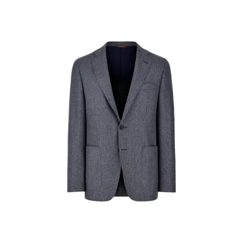 Canali Светло-Синие Мужские Куртки