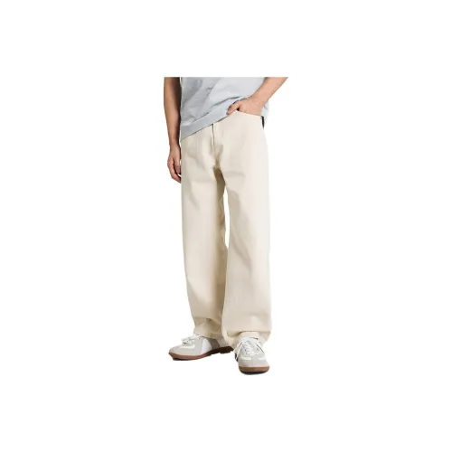 Xiyue Белый Мужской Повседневный Брюки