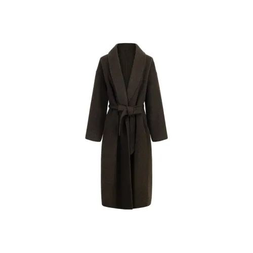 ME SIENTO Кофейный Коричневый Унисекс Пальто