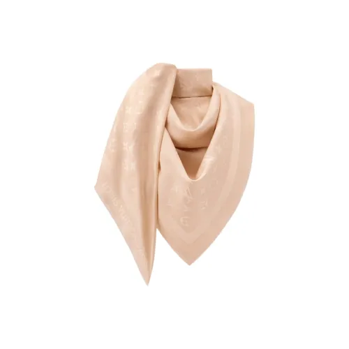 LOUIS VUITTON Шерсть Палантины Женские Светлый Бежевый