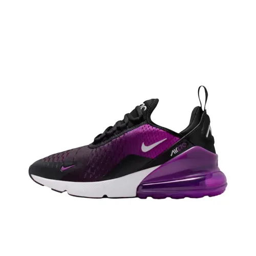 Nike Air Max 270 Low Топ Детские Беговые Кроссовки Фиолетовый Черный Подростки