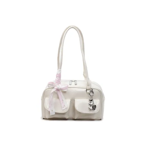 AUNG ПУ (полиуретан) Сумка через плечо Стандартная Подростки Экрю Серебристый Черный Желтый