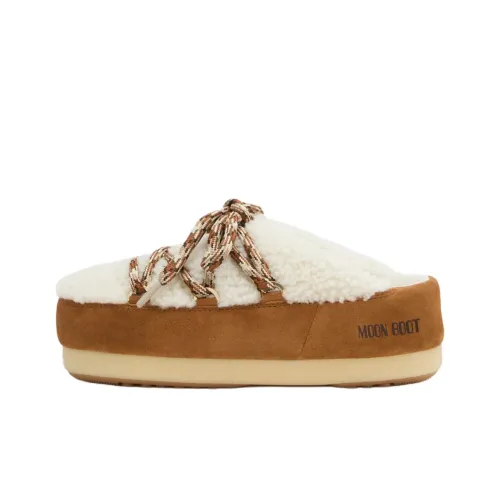 MOON BOOT Домашние тапочки Женские Коричневый