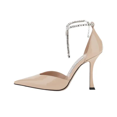 Jimmy Choo Stevie Низкий каблук Высокие каблуки 10 см Женские Розовый