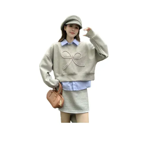 GIUHF Длинное платье с длинными рукавами женское