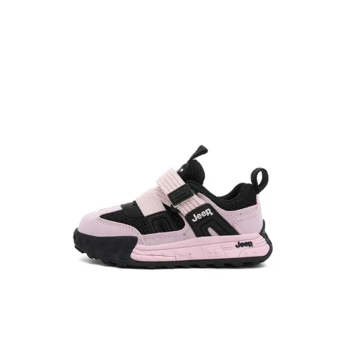JEEP Endless Run Collection Детские беговые кроссовки Низкий топ Черный Розовый Kids