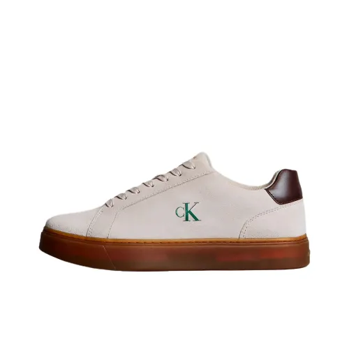 Calvin Klein Низкие Кроссовки для Скейтбординга Мужские Светло-Коричневые