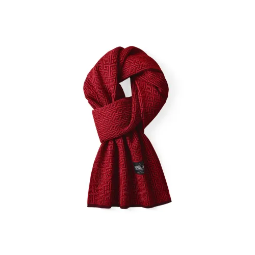 SEPTWOLVES 100% хлопок Вязаный шарф из шерсти QPL Унисекс