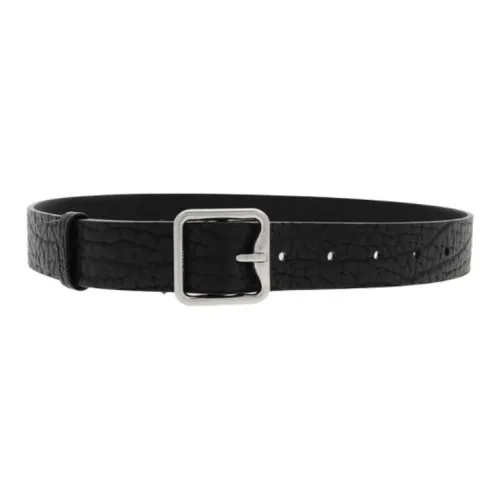 Burberry Телячья кожа Кожаные ремни Женские Черный 3 см