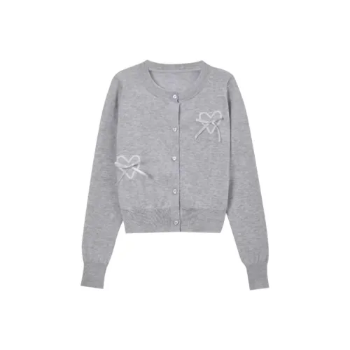 ZVJH Серый Женский Трикотаж