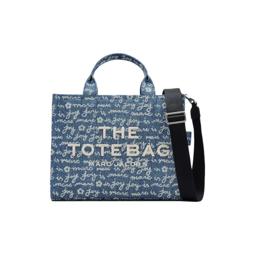 MARC JACOBS Деним Тоут Сумка Сумка для покупок Сумка на плечо Сумка среднего размера Женская Синяя