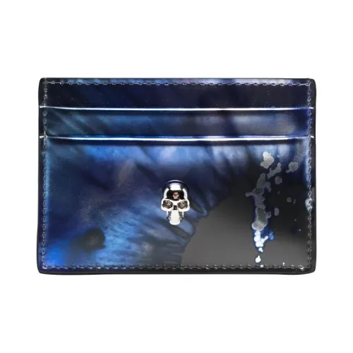 Alexander McQueen Телячья кожа Клатч Кошелек Женские Черный многоцветный