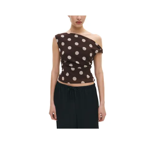 GLASSONS Коричневый Женские Майки