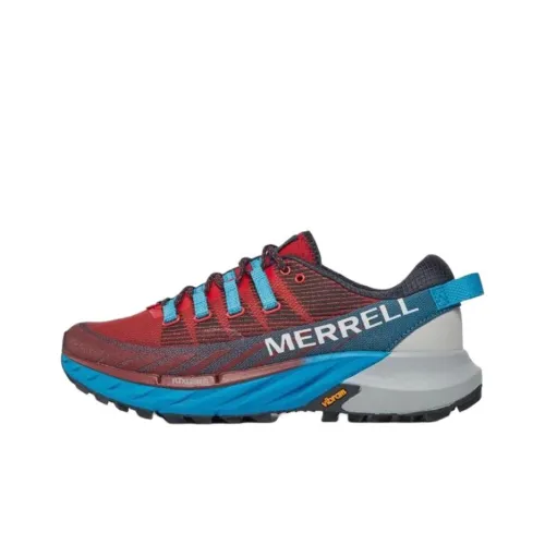 MERRELL Agility Peak 4 Беговые кроссовки Мужские Красный Синий