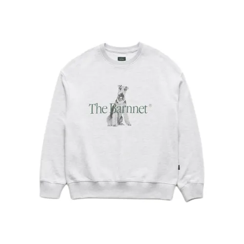 The Barnnet FW25 Eight Молоко Передняя часть Терьер Sweat Рубашка Толстовка Женские